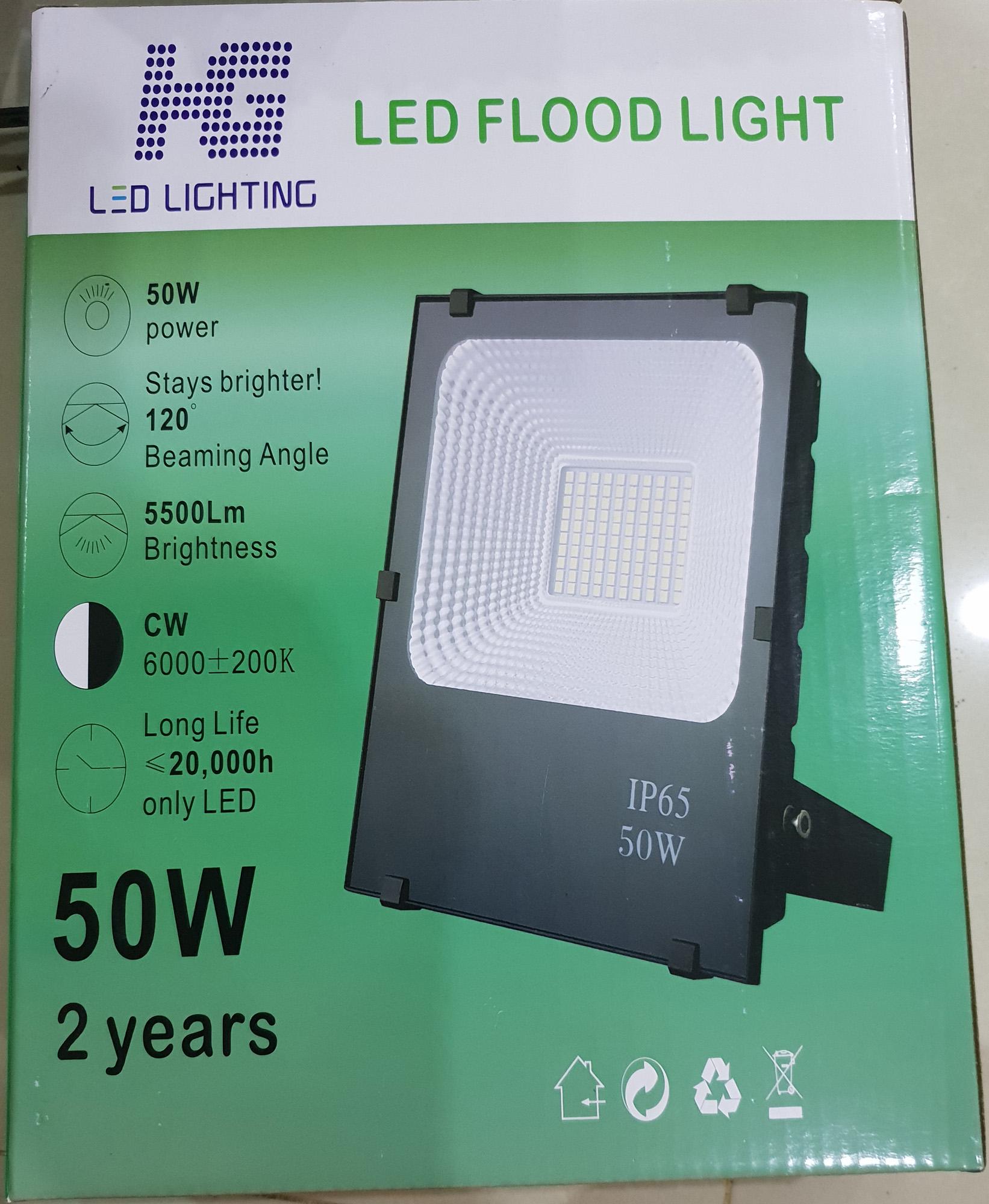 Đèn Pha led 50W cao cấp chống nước ánh sáng trắng