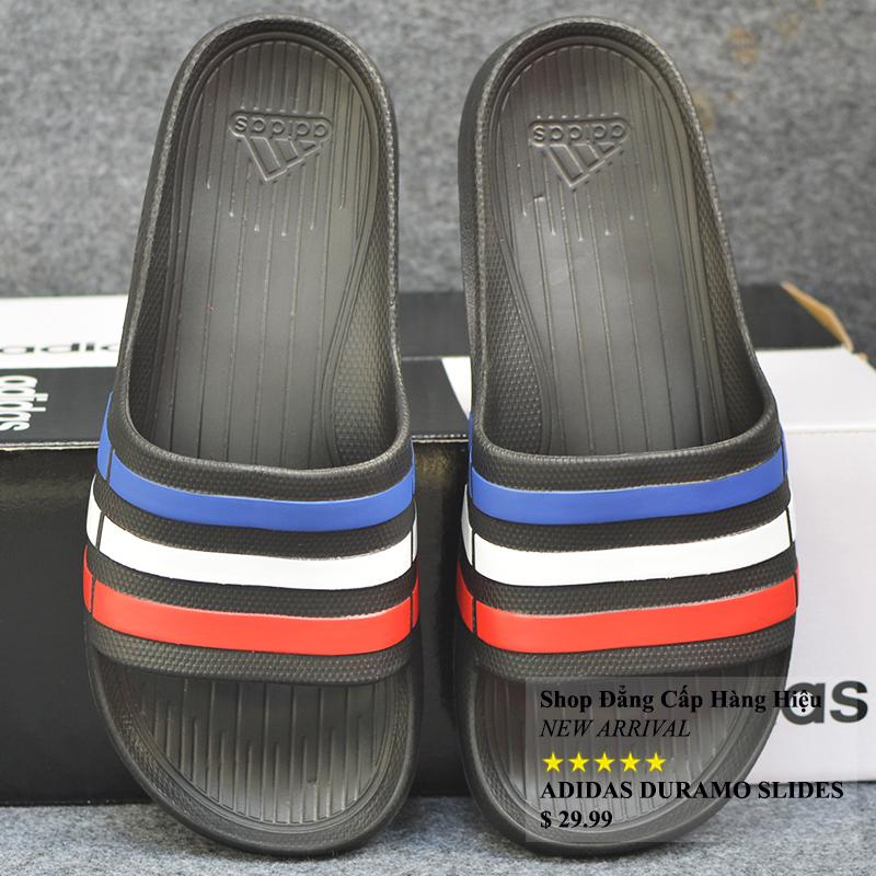 ADIDAS_ DURAMO AUTHENTIC màu đen sọc dương trắng đỏ