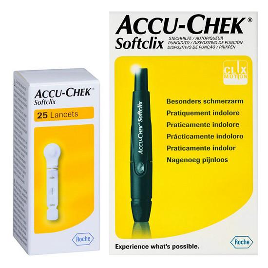 [HCM]Kim Lấy Máu Accu-chek Softclix - 25 Lancets