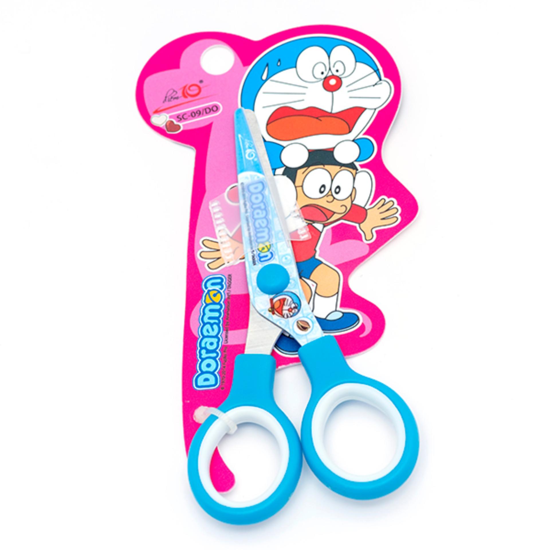 [HCM]BỘ 2 CÂY KÉO HỌC SINH THIÊN LONG DOREMON SC-09