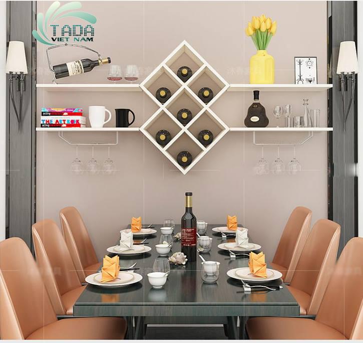 KỆ ĐỰNG RƯỢU TREO TƯỜNG -TD1138