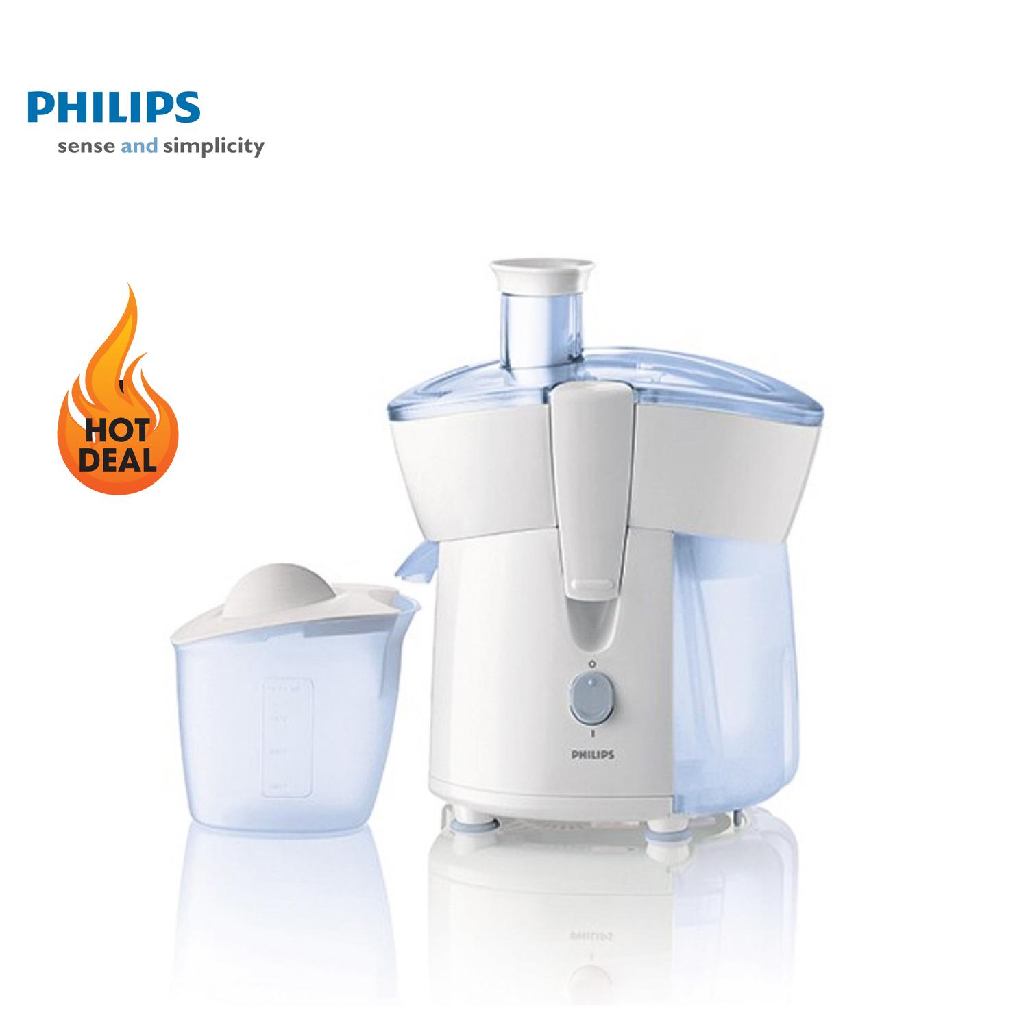 Máy ép trái cây Philips HR1823 04L (Trắng) - Hàng nhập khẩu