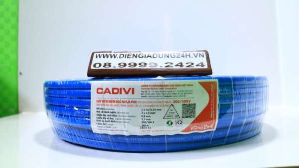 CÁP DẸP CADIVI 2 x 4.0mm2 (VCmo)