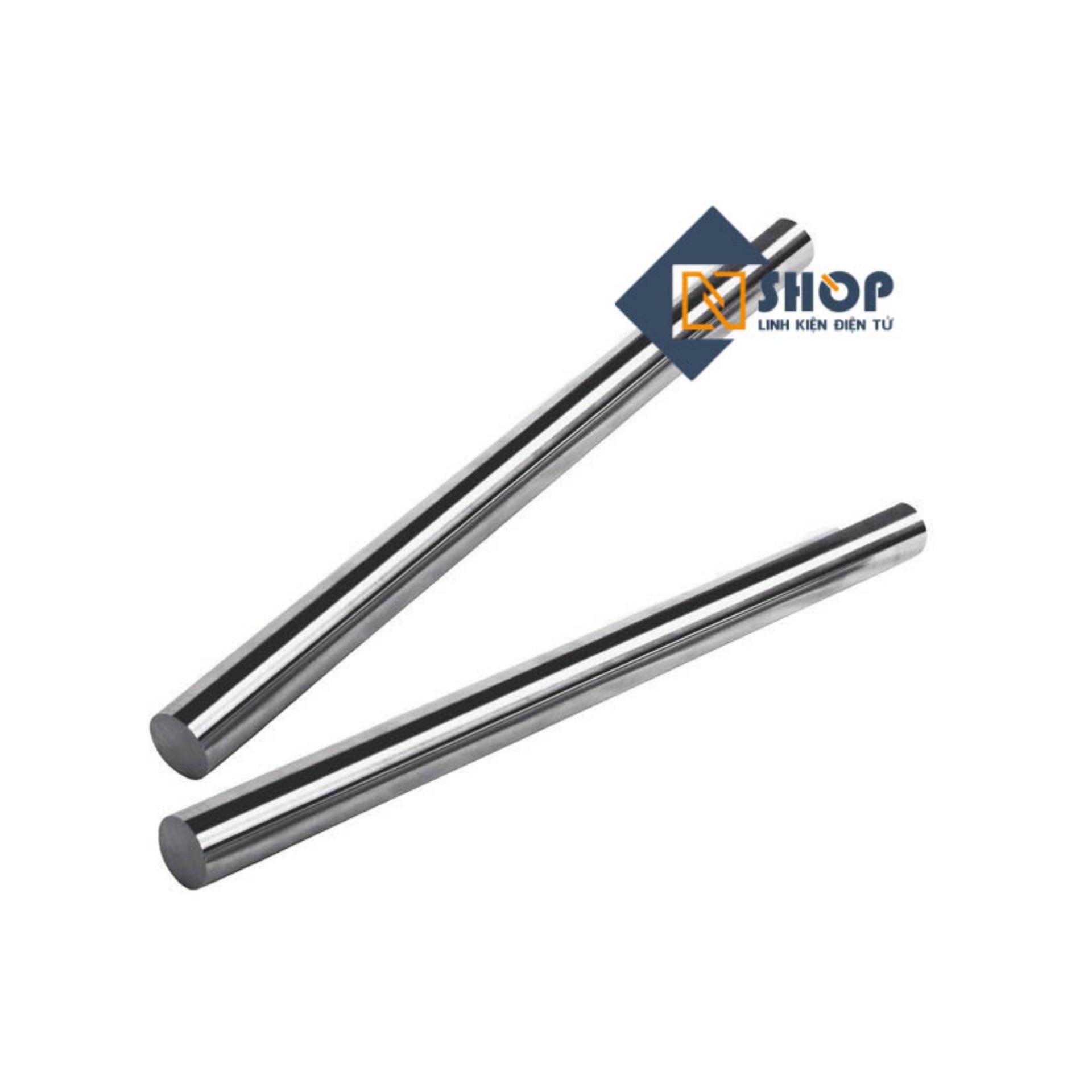 Trục trơn 8mm (ty  thanh trượt tròn) mạ crom 400mm