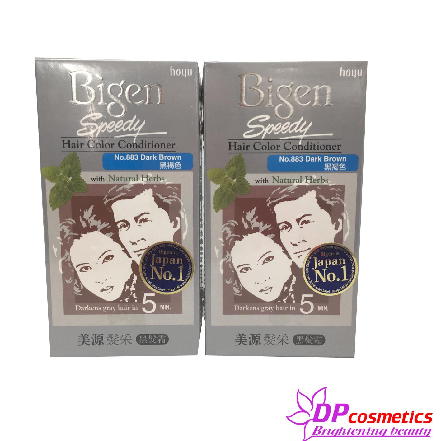 [HCM]Nhuộm Tóc Bigen Speedy Dark Brown #883 (Nâu sẫm)