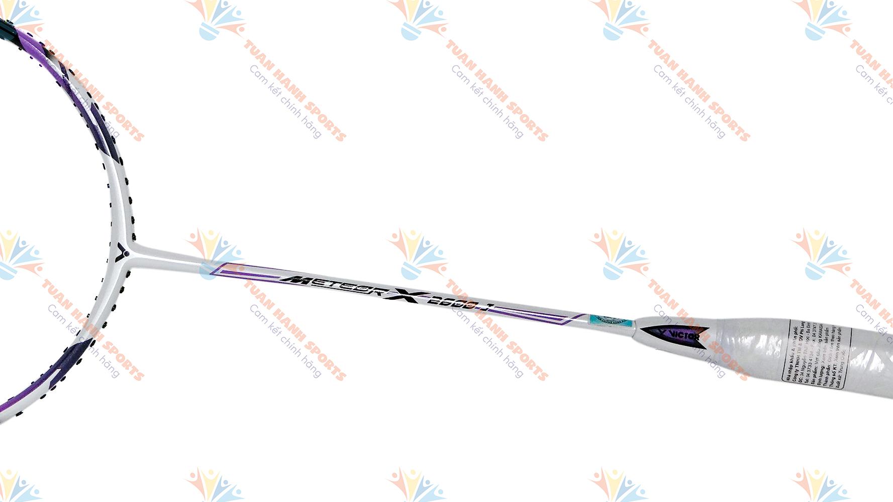 Vợt cầu lông Victor Meteor X 2600J (Trắng - Tím)