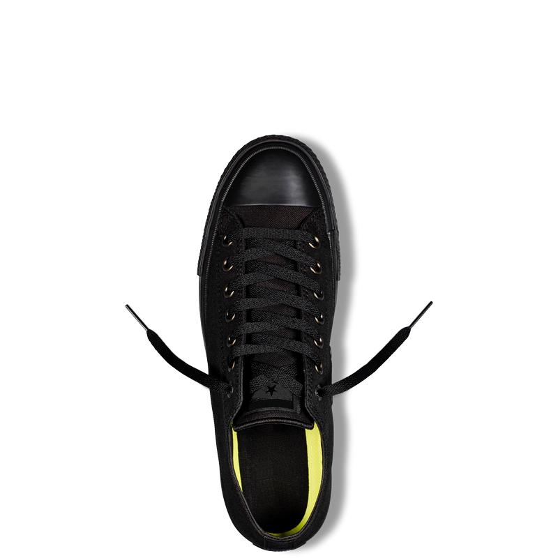 Giày Vải Sneaker CV CK2 Cổ Thấp Nam Màu Full Đen