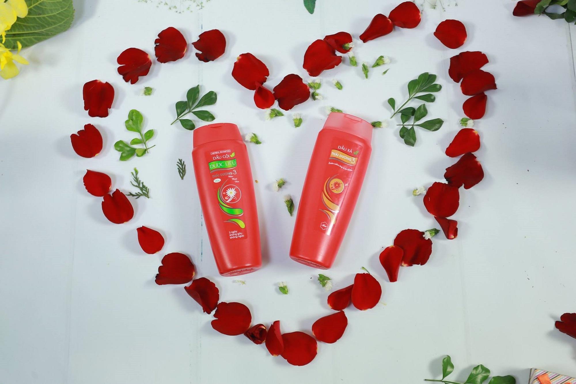 DẦU GỘI+DẦU XẢ THÁI DƯƠNG 3 HOA  200ML