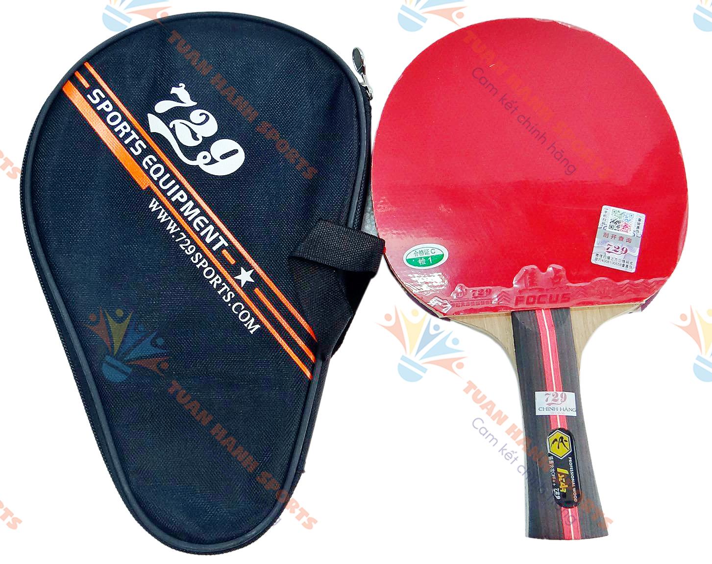 Vợt Bóng Bàn 729 - 1 sao OFF+ (Đỏ Đen)