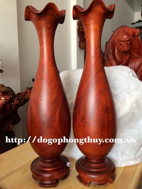 cặp Lục bình gỗ hương cao 40cm