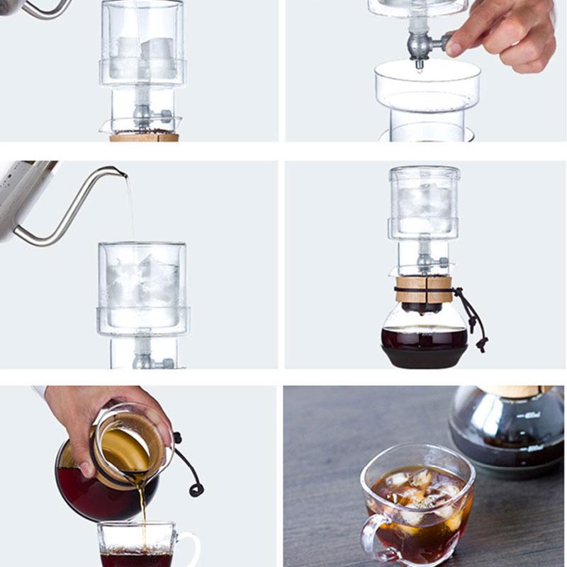 Bộ pha cafe bằng đá lạnh (Cold brew coffee) 5 cup