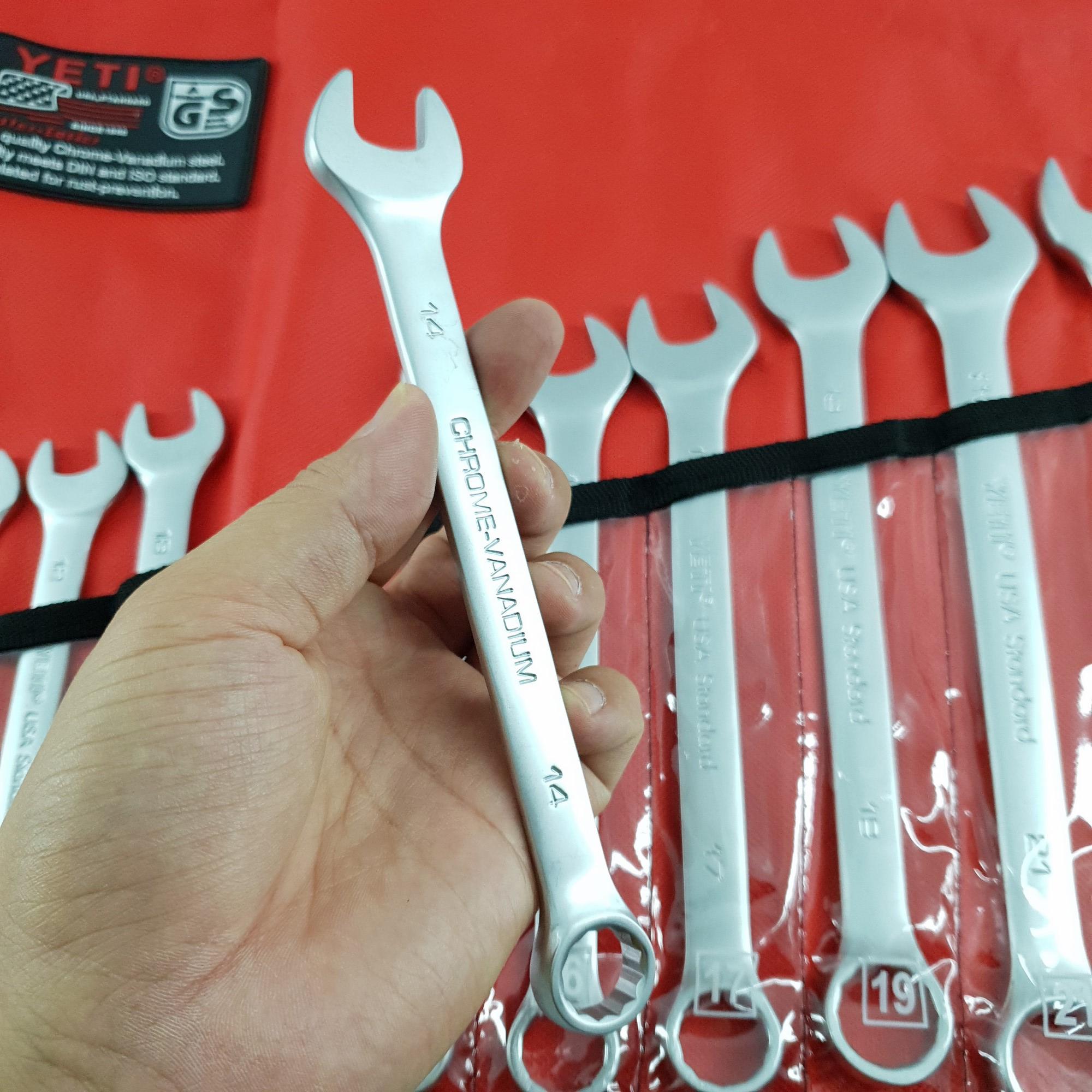 Bộ cờ lê 14 chi tiết Yeti 8-24mm (Bạc)