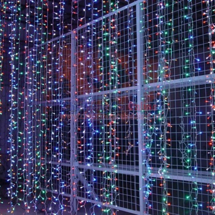 Dây đèn Led thả mành 8 chế độ Led đuổi DL3210 - Có Video
