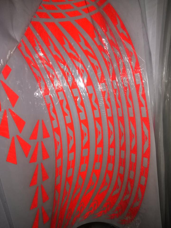 Decal dán vành xe yamaha phản quang 1 bộ 2 bánh xe