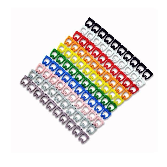 Vòng đánh số dây mạng Cat6 nhiều màu