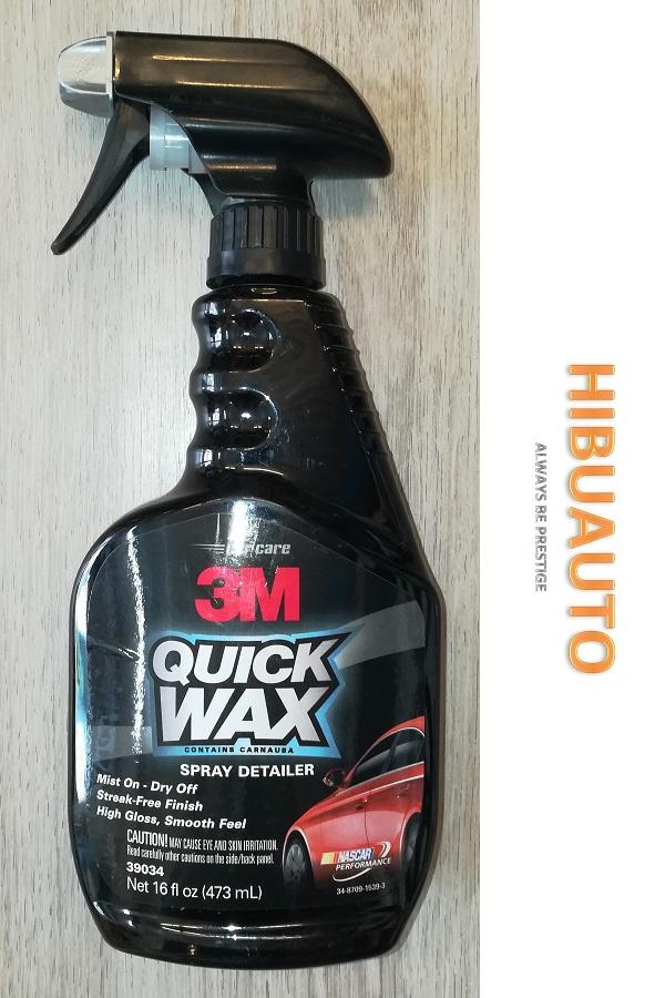 [FreeshipMAX] [HCM]Dung Dịch Tăng Độ Bóng Sơn 3M Quick Wax 473ml 39034