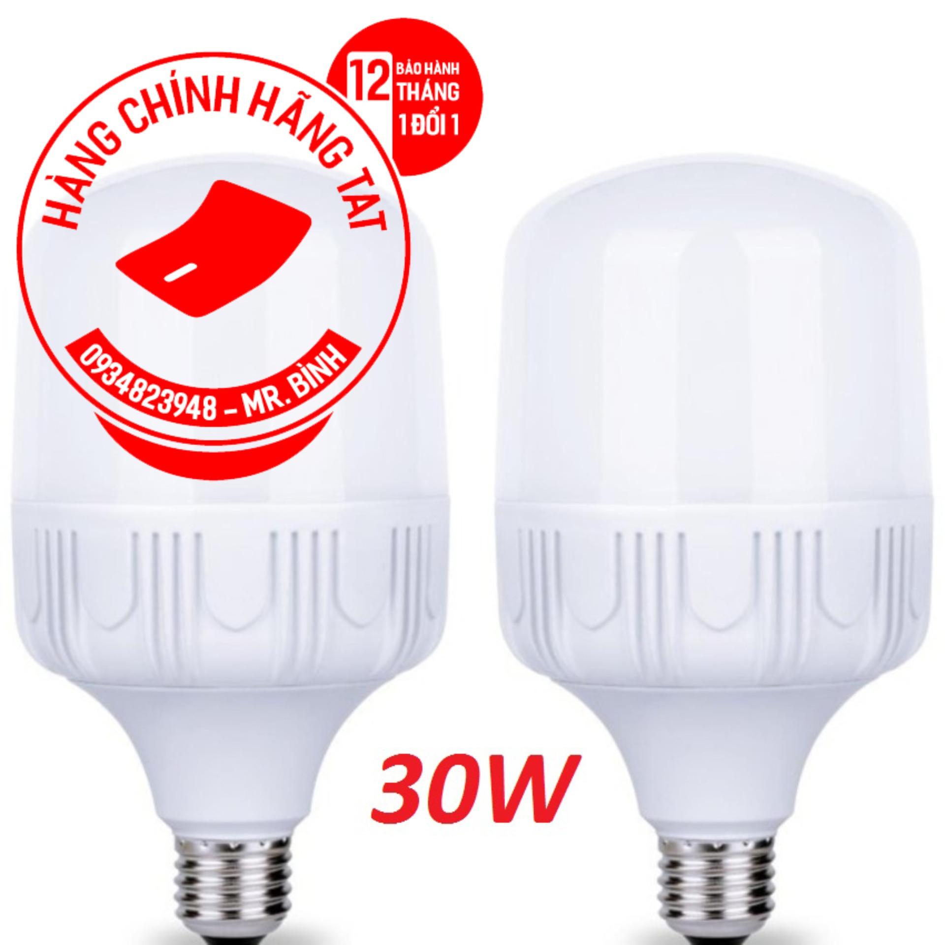 Bộ 2 bóng đèn Led 30W cao cấp ánh sáng trắng