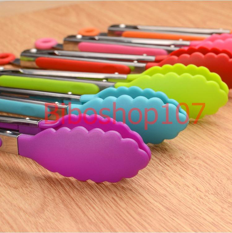 Kẹp gắp thức ăn, dụng cụ gắp thực phẩm hợp vệ sinh silicon 28cm