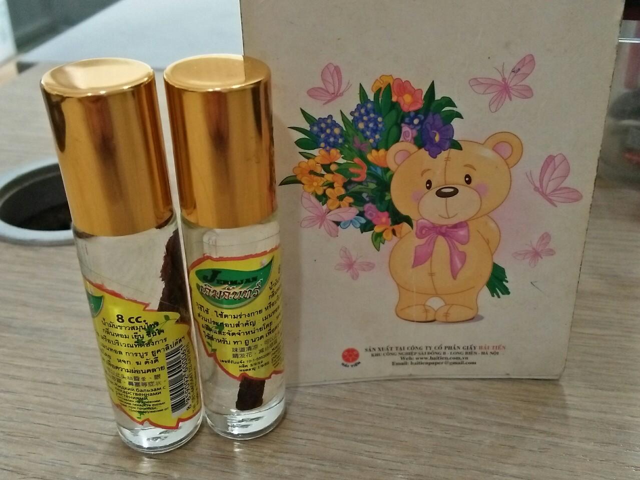 Combo 2 Dầu nóng hương quế Jermjan Thái Lan 8cc