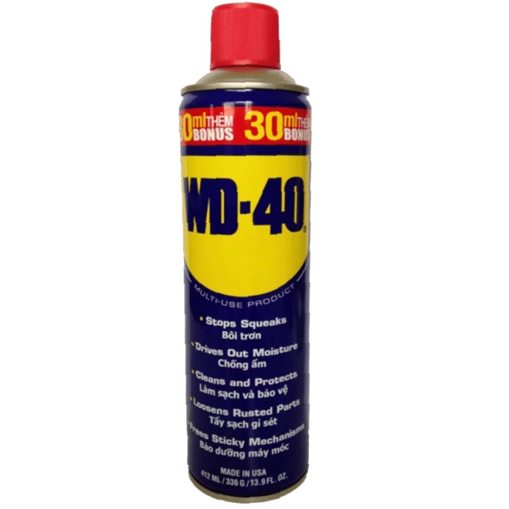 Chai xịt chống rỉ sét bôi trơn wd-40 412ml