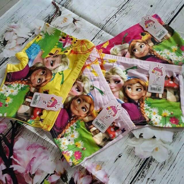 Sét 10 quần chíp đùi elsa cho bé gái