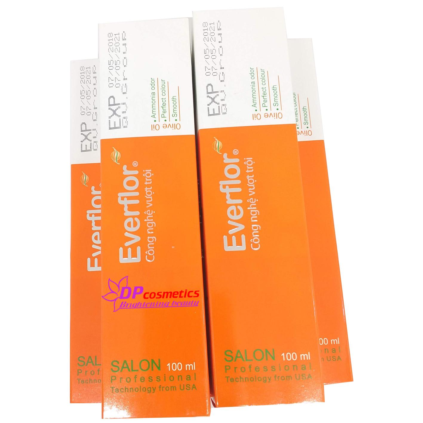 [HCM]Combo 5 tuýp nhuộm màu tóc Everflor 100ml