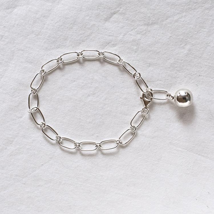 Lắc tay bạc bi mắc xích