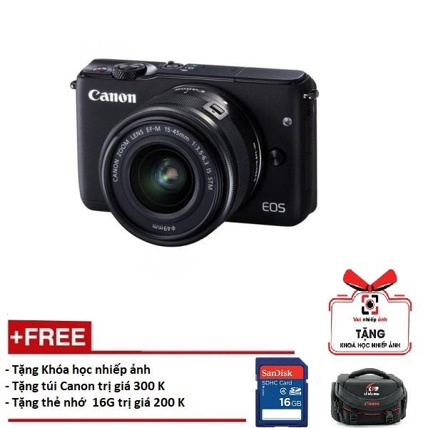 Canon EOS M10 kèm lens Kit EF-M 15-45mm STM- Hàng Canon Lê Bảo Minh