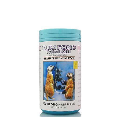Dầu hấp dành cho tóc nhuộm - Tóc khô và che ngọn Gấu Kum Fong 1kg