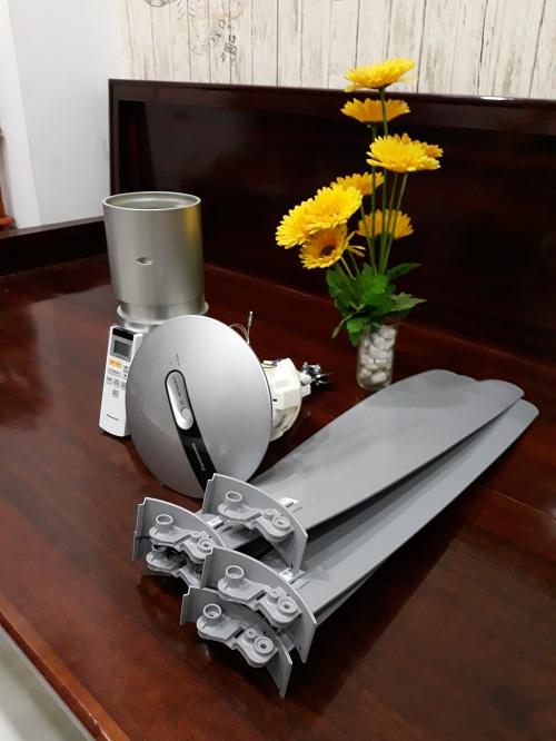 [Trả góp 0%]Quạt trần 5 cánh Panasonic F60TAN có remox