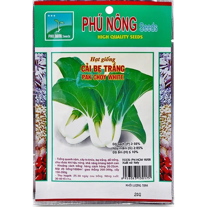 [HCM]Hạt giống cải bẹ trắng  Italia  PN - 20g