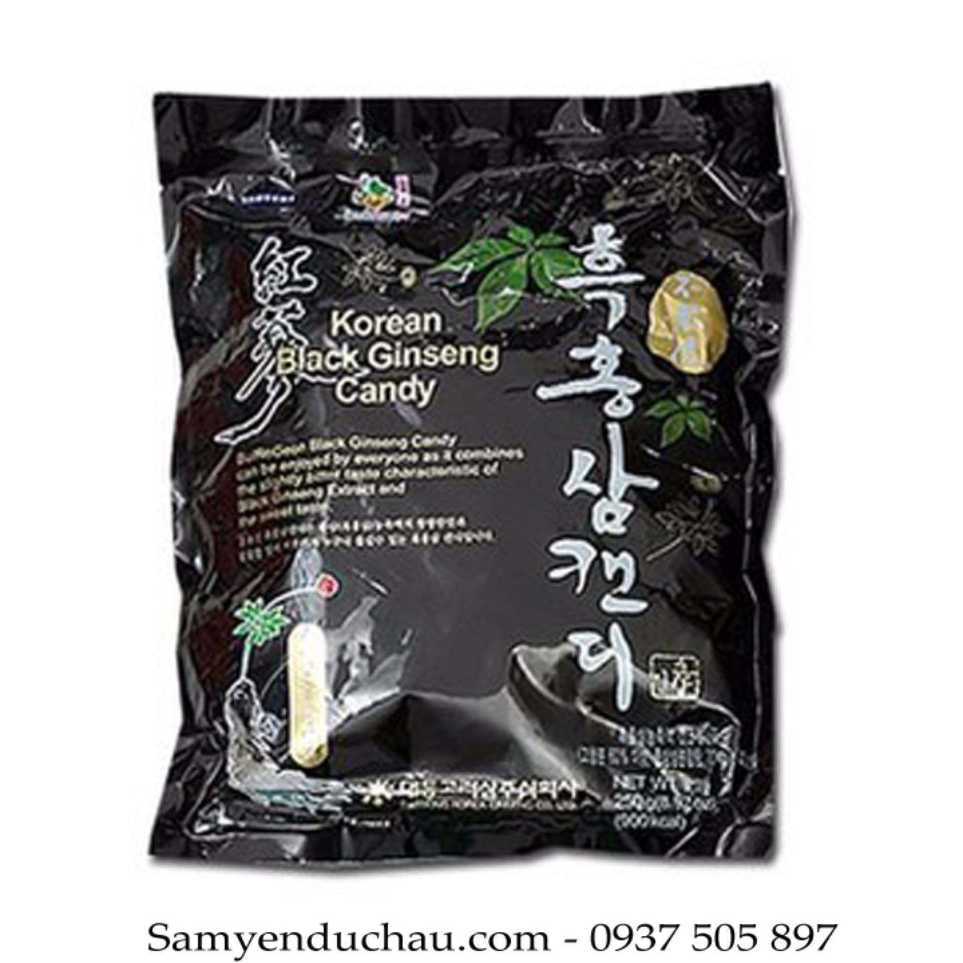 [Siêu ngon nhẵn sâm date mới 2027] Combo 3 Gói Kẹo hắc sâm Hàn Quốc 250gr Daedong
