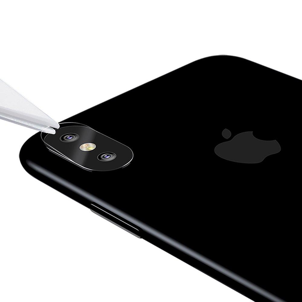 Miếng Dán Cường Lực Camera Hiệu Baseus Cho iPhone Xs Max - Trong Suốt