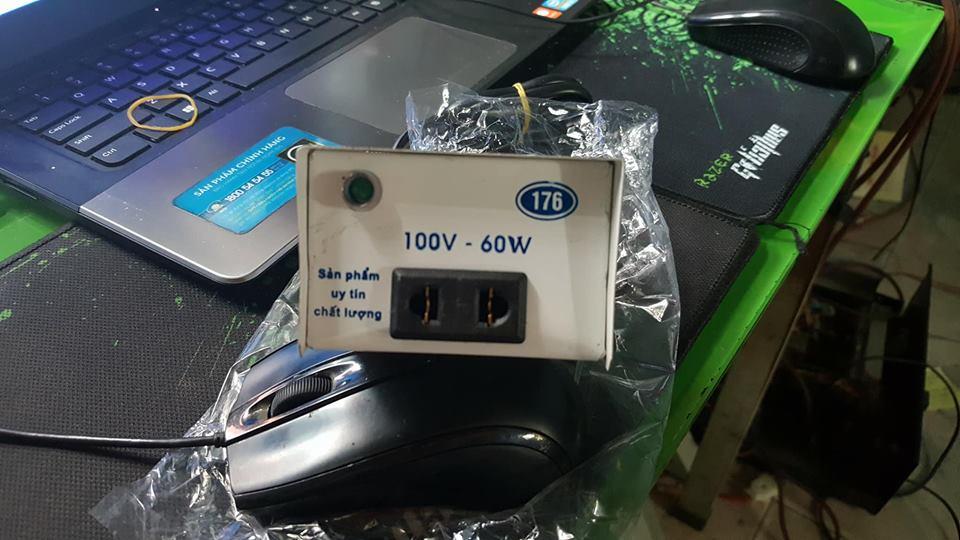 Bộ đổi nguồn 220v sang 100v công suất 60W