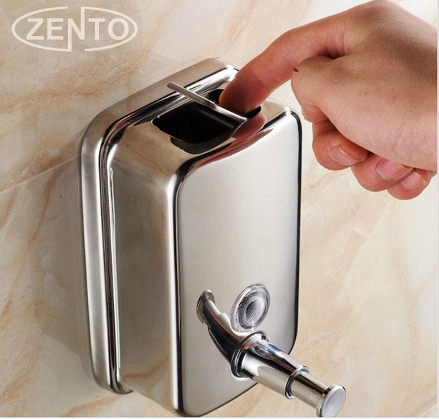 Bình đựng nước rửa tay gắn tường inox Zento HC302