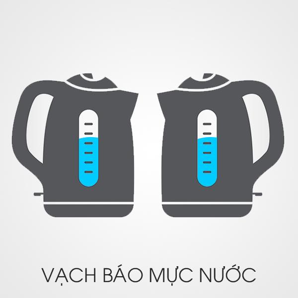 Bình đun siêu tốc SHARP 1.7 lít - 2200W - EKJ-17VP-WH (Trắng)