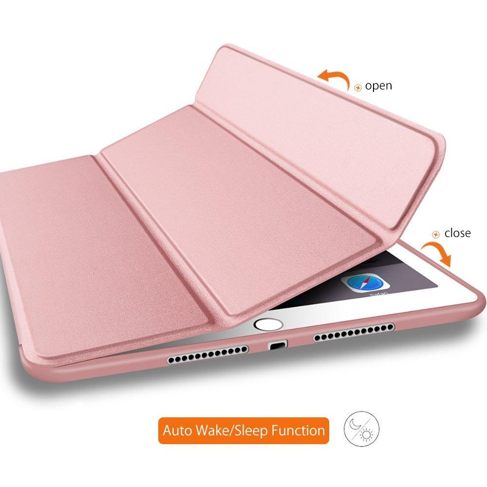 Bao da kiêm ốp lưng Silicon dẻo cho iPad Mini 4 - PKCB