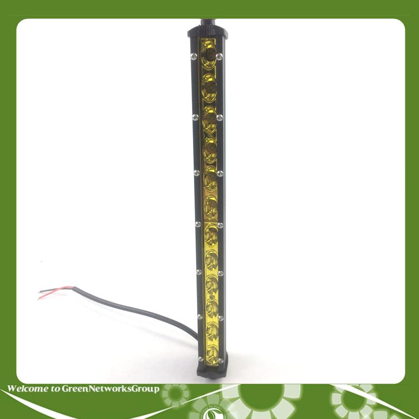 Đèn led bar 12 bóng dành cho ôtô GreenNetworks (pha ánh sáng vàng)