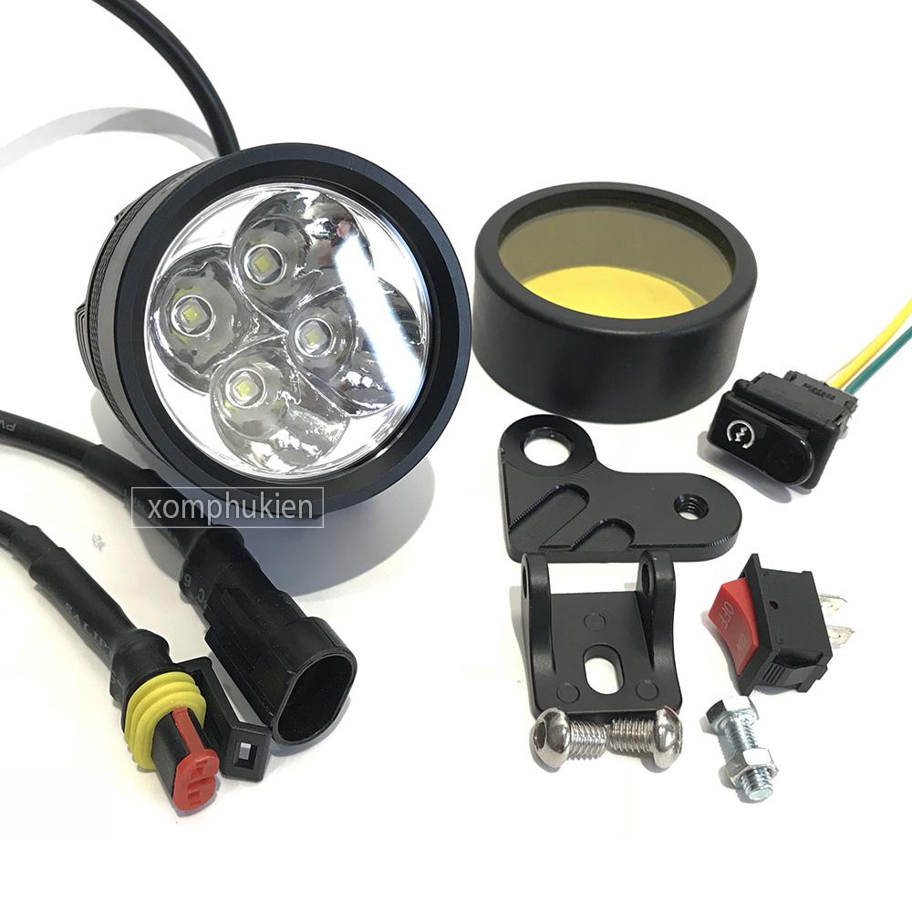 [HCM]Đèn Led L4x 30W Trợ Sáng Cho Xe Máy [ Tặng 4 Phụ Kiện ]