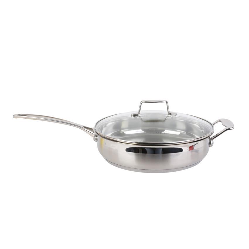 Scanpan 71102800 - chảo inox có nắp imparct 28cm