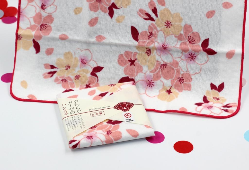 Khăn mặt Nhật Nissen mẫu hoa anh đào to (hàng nội địa Nhật)