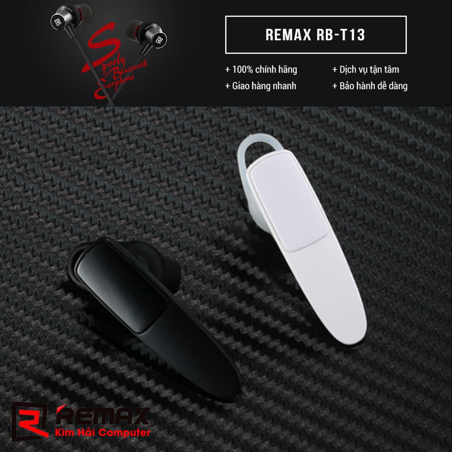 TAI NGHE BLUETOOTH REMAX RB-T13 (Trắng) - Kim Hải Computer