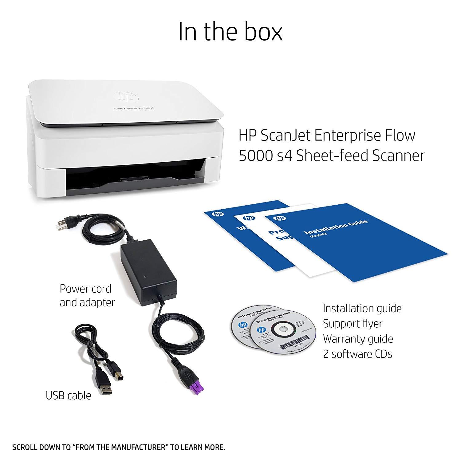 Máy quét 2 mặt Duplex HP ScanJet Enterprise Flow 5000 s4