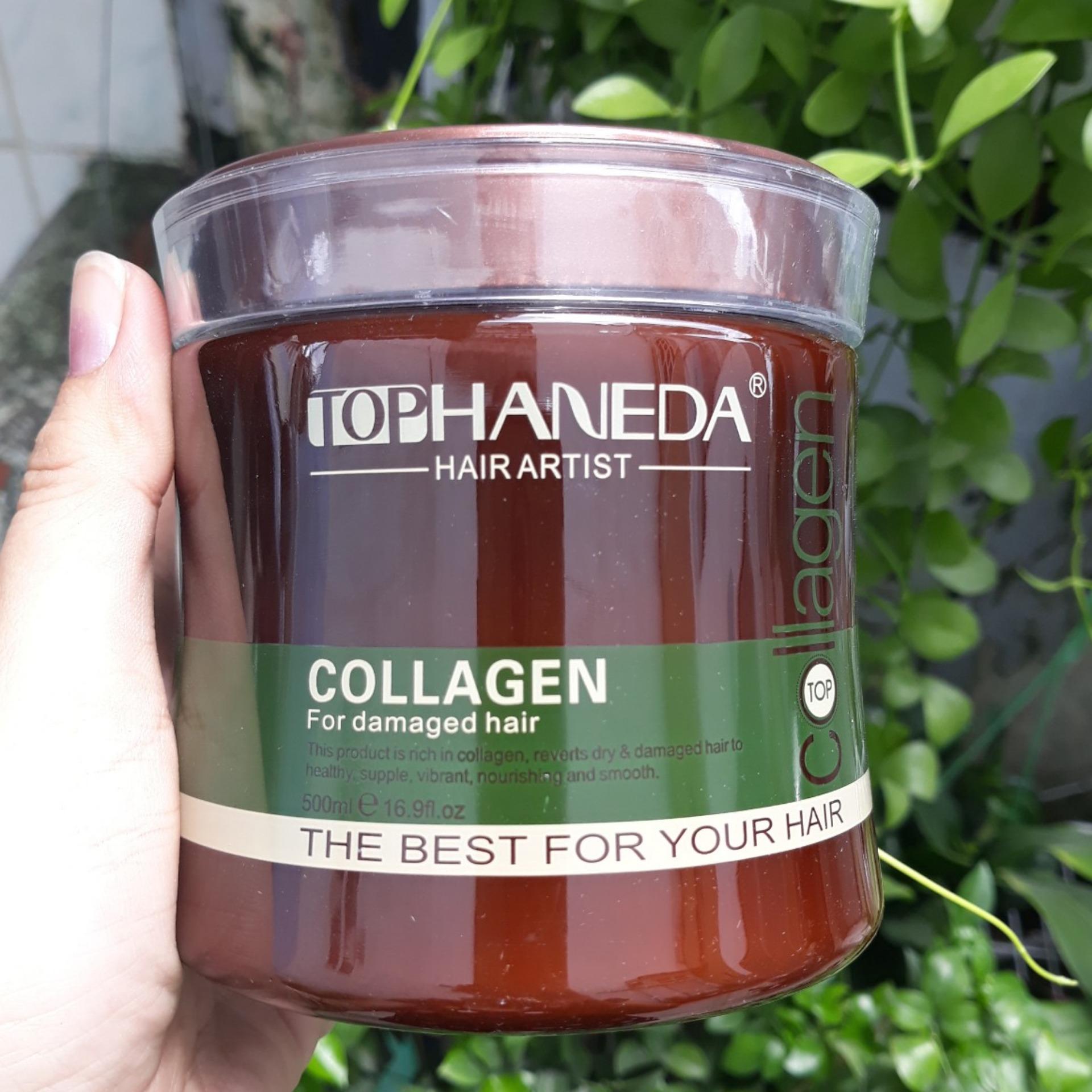 KEM HẤP - Ủ- XẢ PHỤC HỒI COLLAGEN CHO TÓC HANEDA ( Ý)