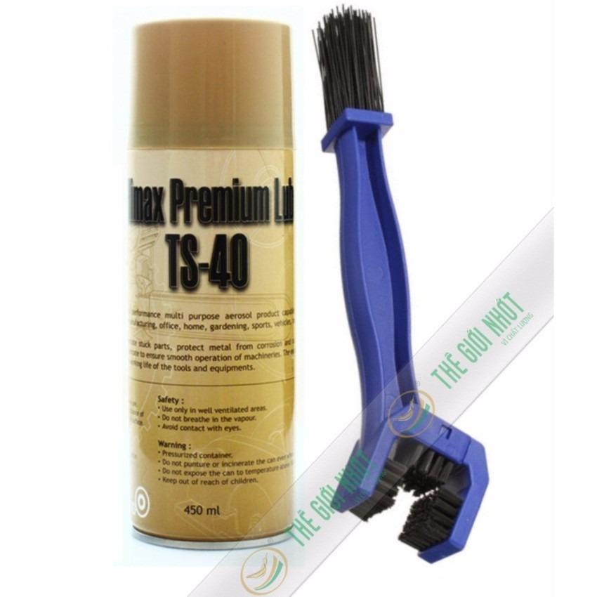Bộ chai xịt vệ sinh sên Ts-40 + Bàn chải vệ sinh sên