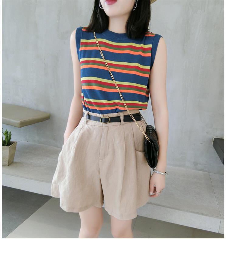 Áo len gilê cầu vồng