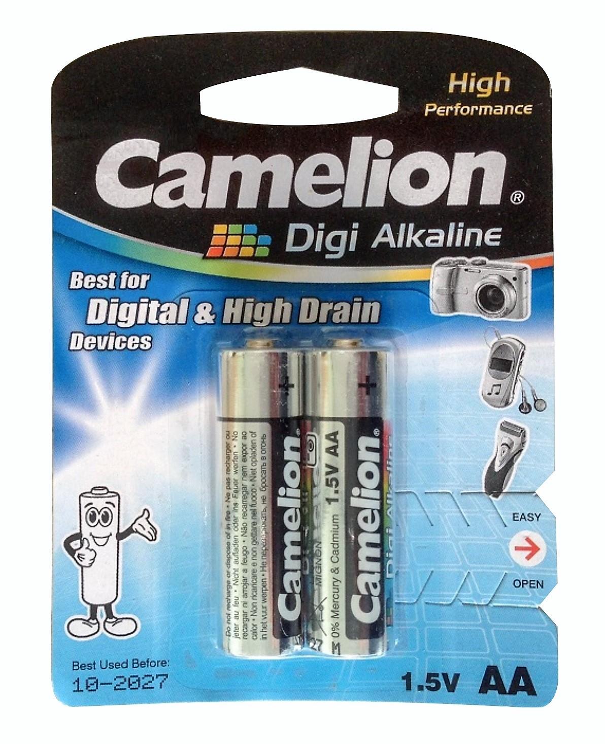 Vỷ 2 viên pin tiểu aa camelion digi alkaline 1.5v