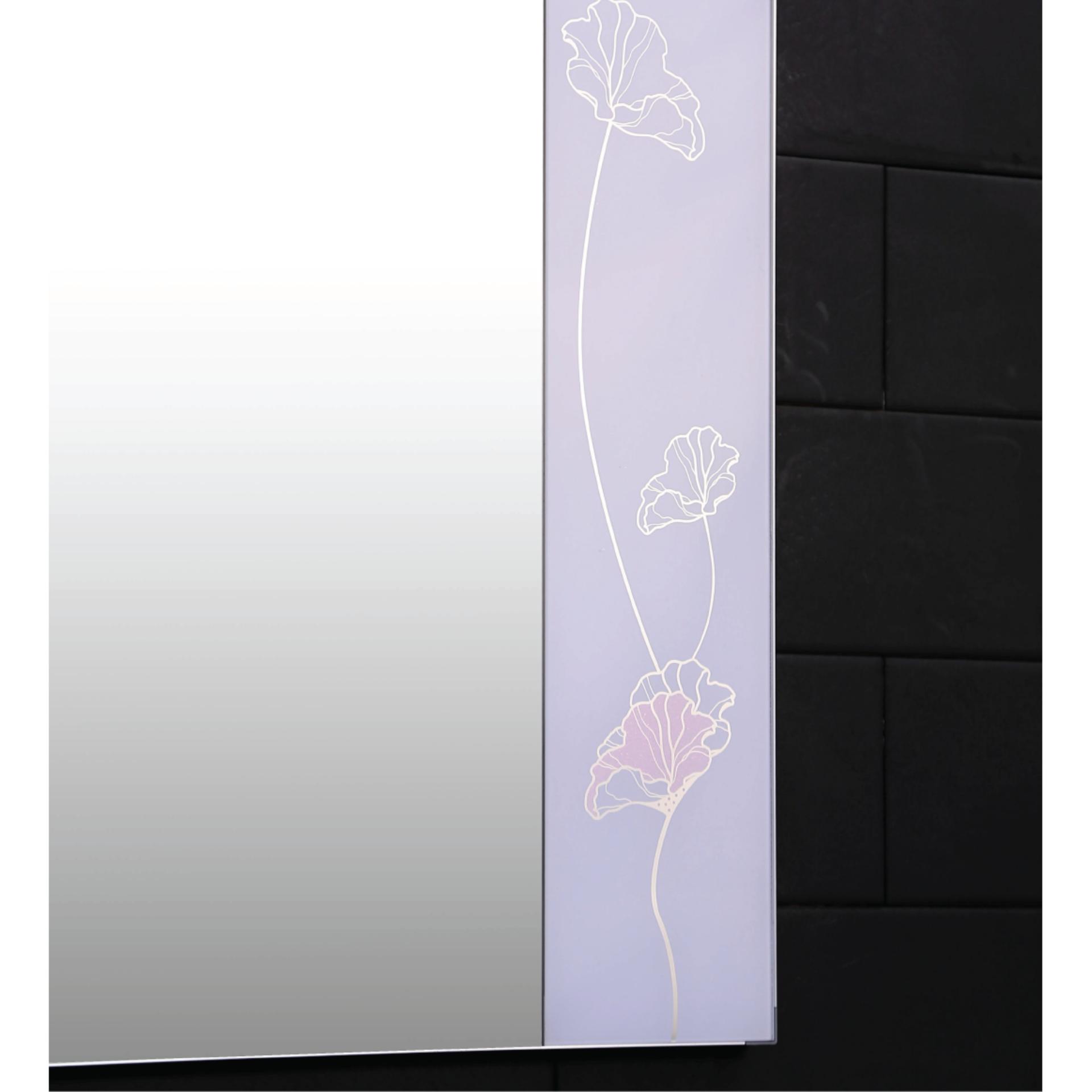 Nội thất phòng tắm -> Tủ gương treo phòng tắm -> SET: Flower Cabinet and Flower Mirror (Set tủ và gương)