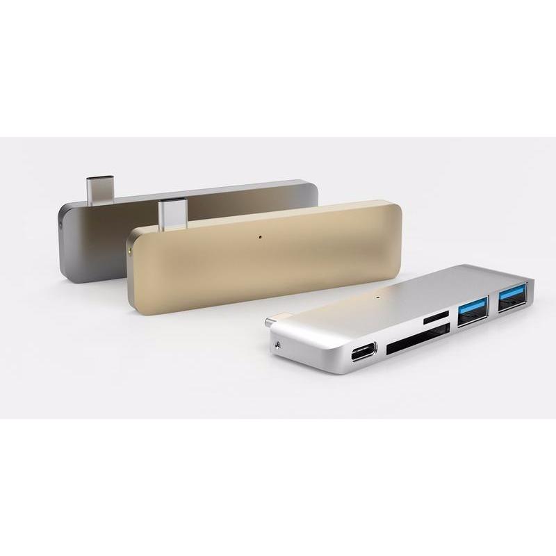 [HCM]Cổng chuyển HyperDrive  5-in-1 USB-C Hub gồm 5 cổng  USB Type-C SDXC micro SDXC 2 x USB 3.0