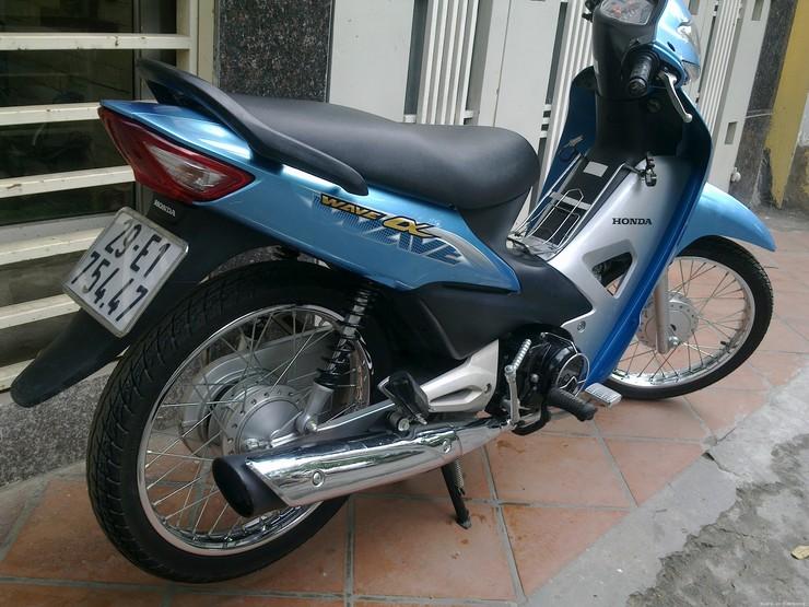 Bộ tem dán xe máy wave anpha đời 2014 (màu đỏ)